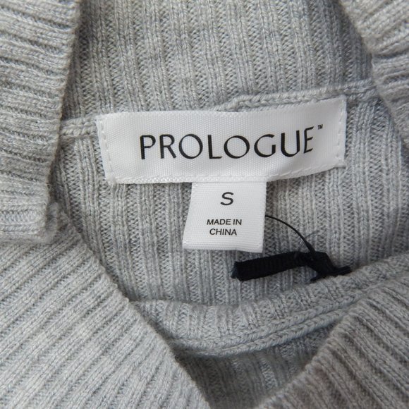 Prologue Womens Gray High Neck Long Sleeve Top Size S - Picture 7 of 10